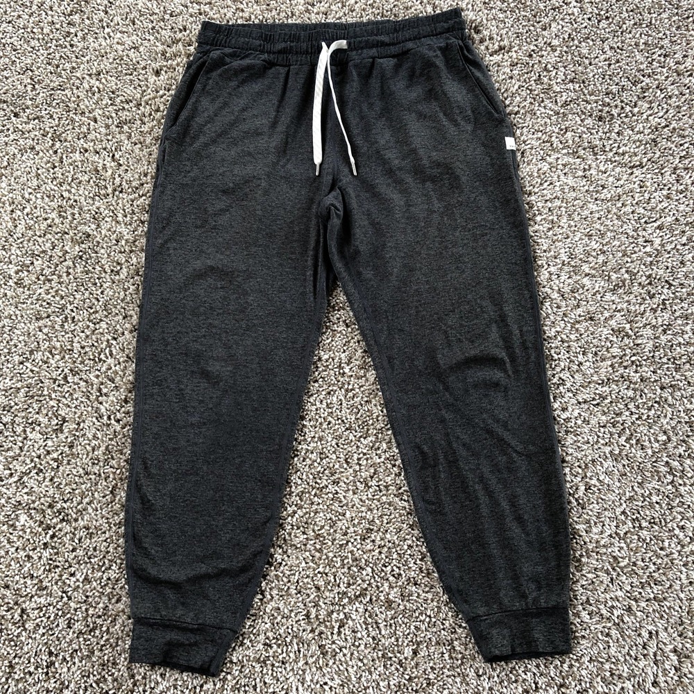 Vuori Performance Jogger Pants Womens S Charcoal Heather Lounge Athleisure VW303
